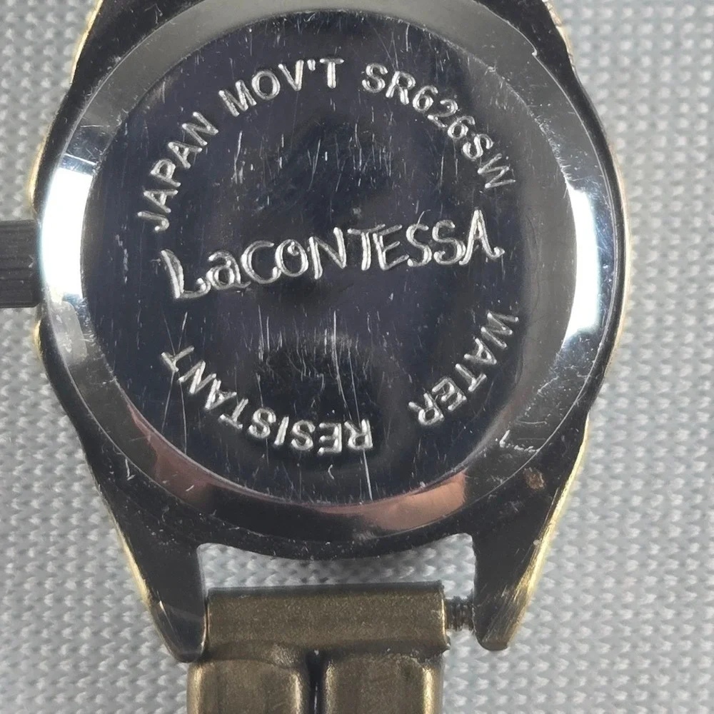 Marcy DeMarco La Contessa Bracelet Watch‎ Rhinestone Vintage Whimsical Jewelry